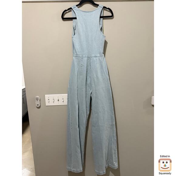 Amanda Uprichard Ethan Denim Jumpsuit - Picture 3 of 6